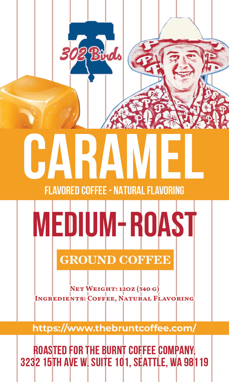 BallPark's Caramel Cup O Coffee 12oz Ground Coffee