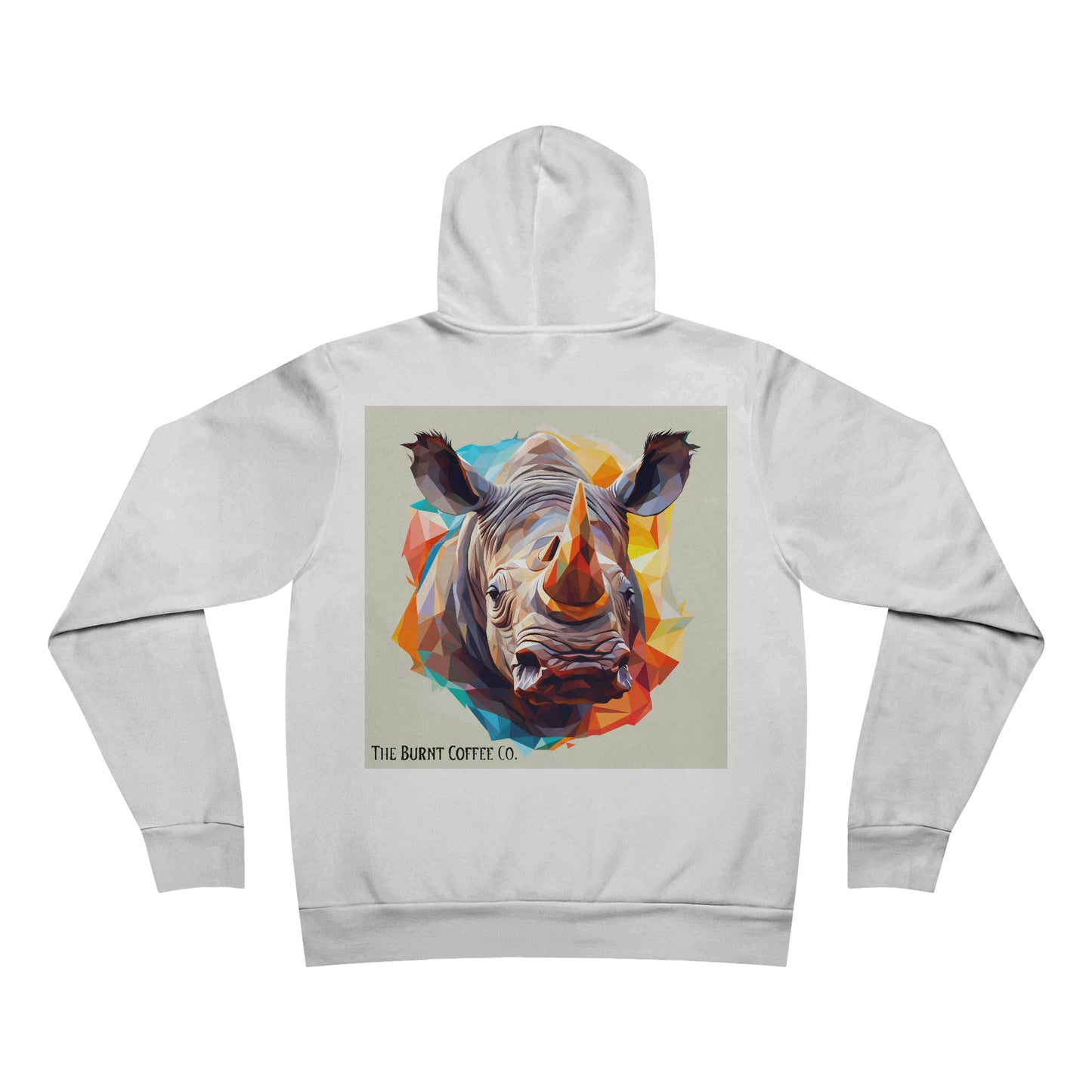 The Burnt Coffee Co. Sponge Fleece Rhino back Pullover Hoodie