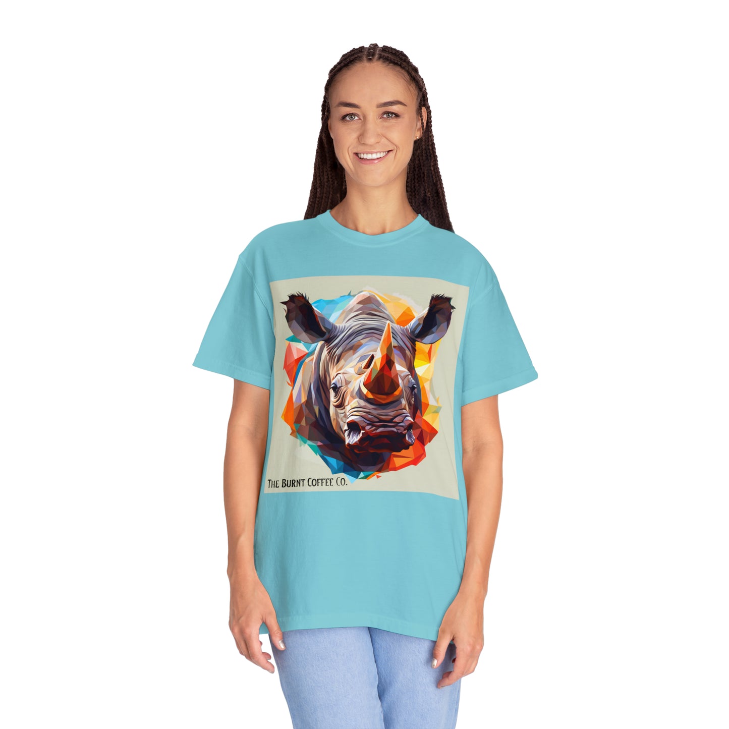 The Burnt Coffee Co. Rhino Garment-Dyed T-shirt