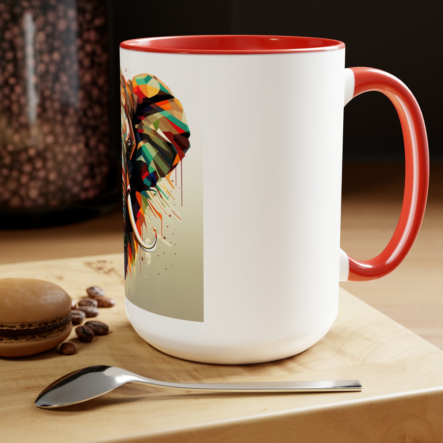 The Burnt Coffee Co. Two-Tone Coffee Mugs, 15oz