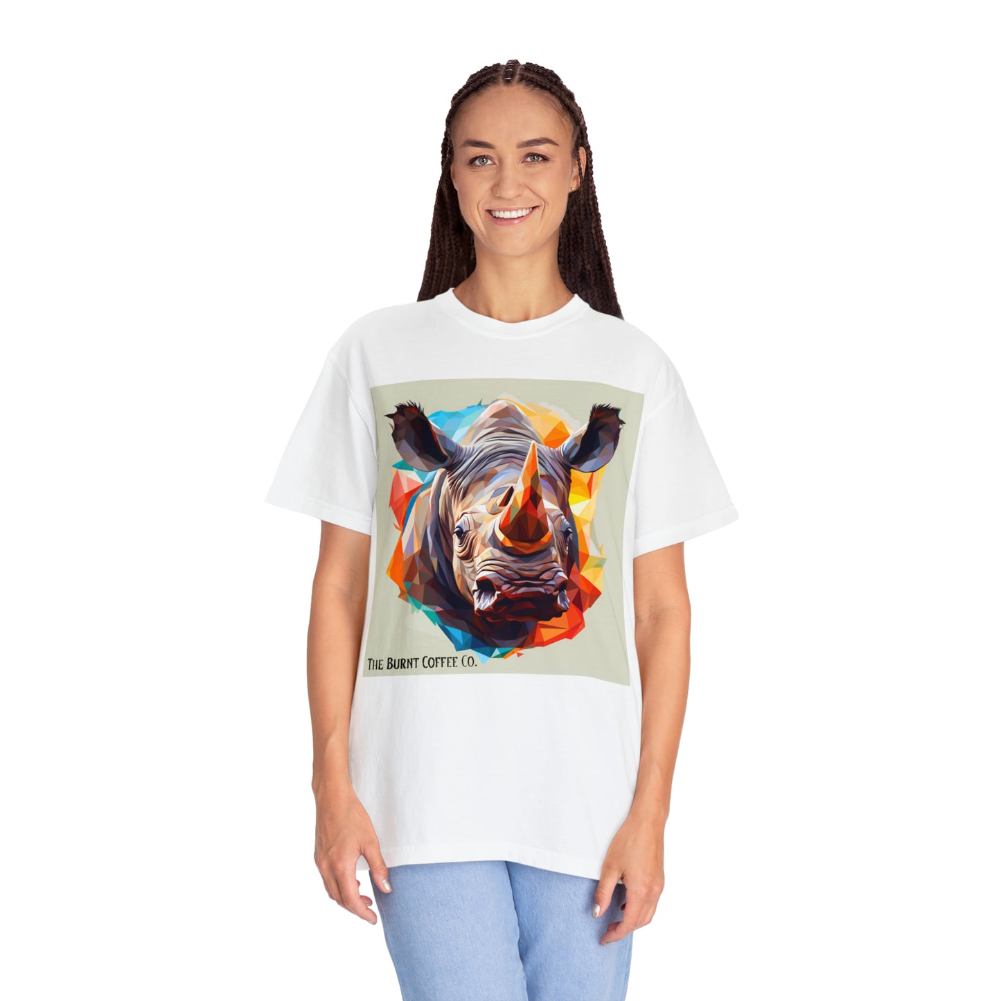 The Burnt Coffee Co. Rhino Garment-Dyed T-shirt