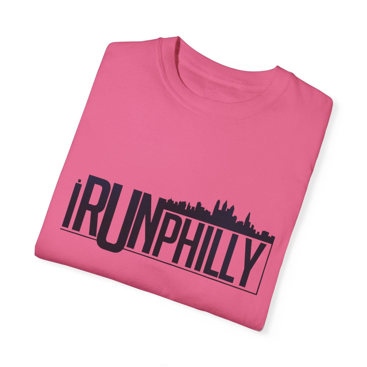 iRUNPHILLY Unisex Garment-Dyed T-shirt