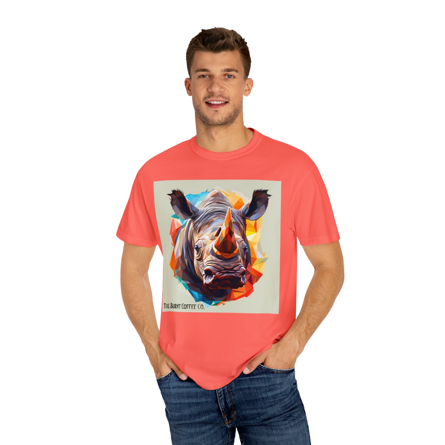 The Burnt Coffee Co. Rhino Garment-Dyed T-shirt