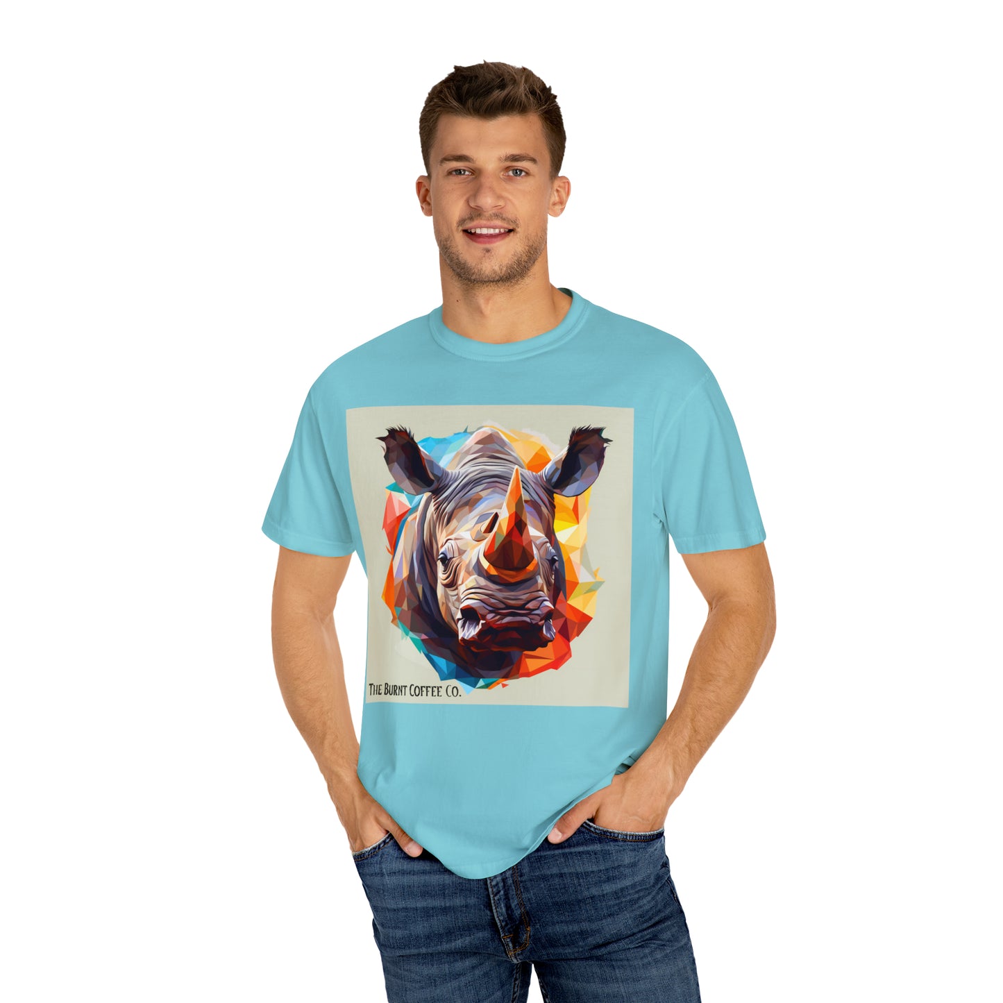 The Burnt Coffee Co. Rhino Garment-Dyed T-shirt