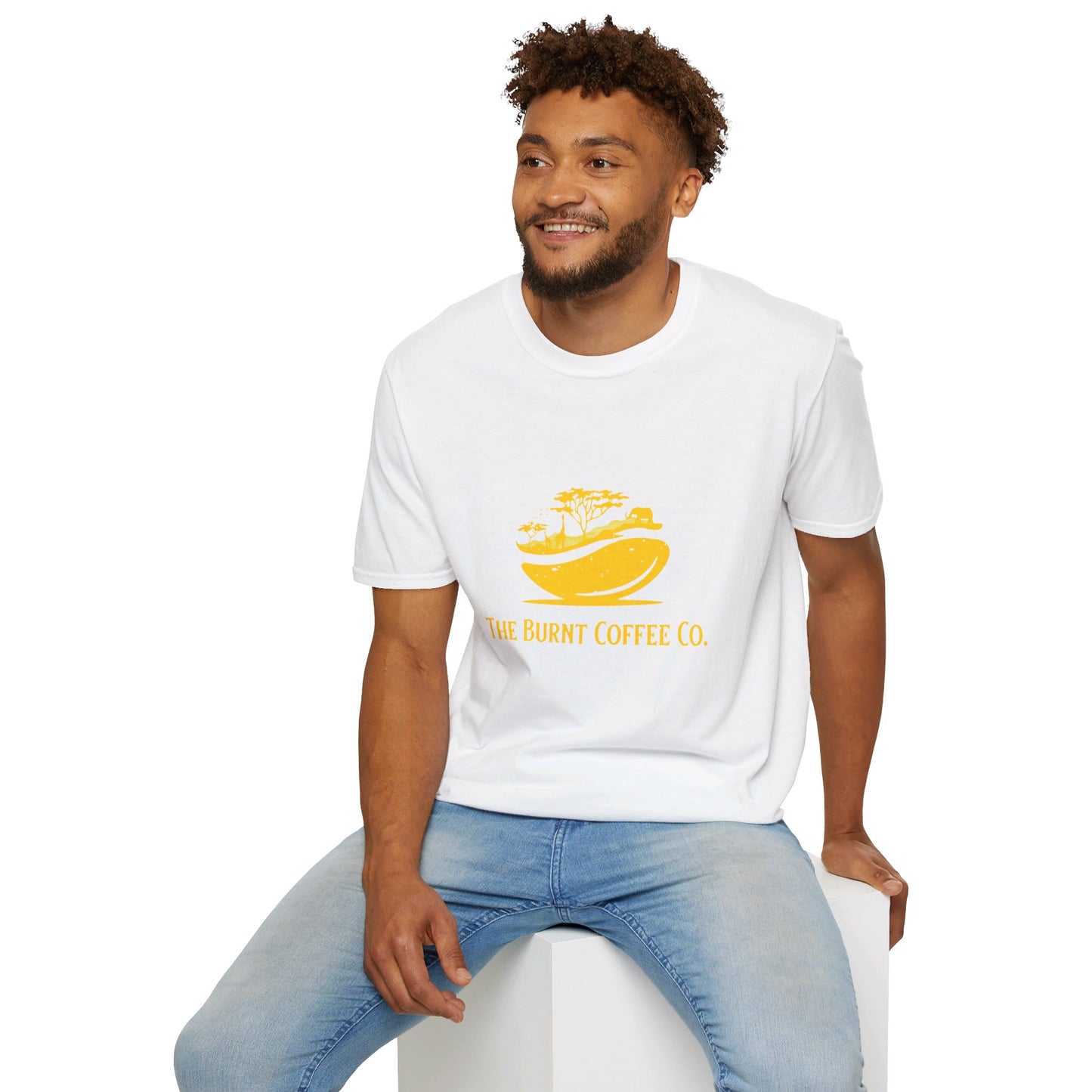 Gold The Burnt Coffee Co. Logo Shirt