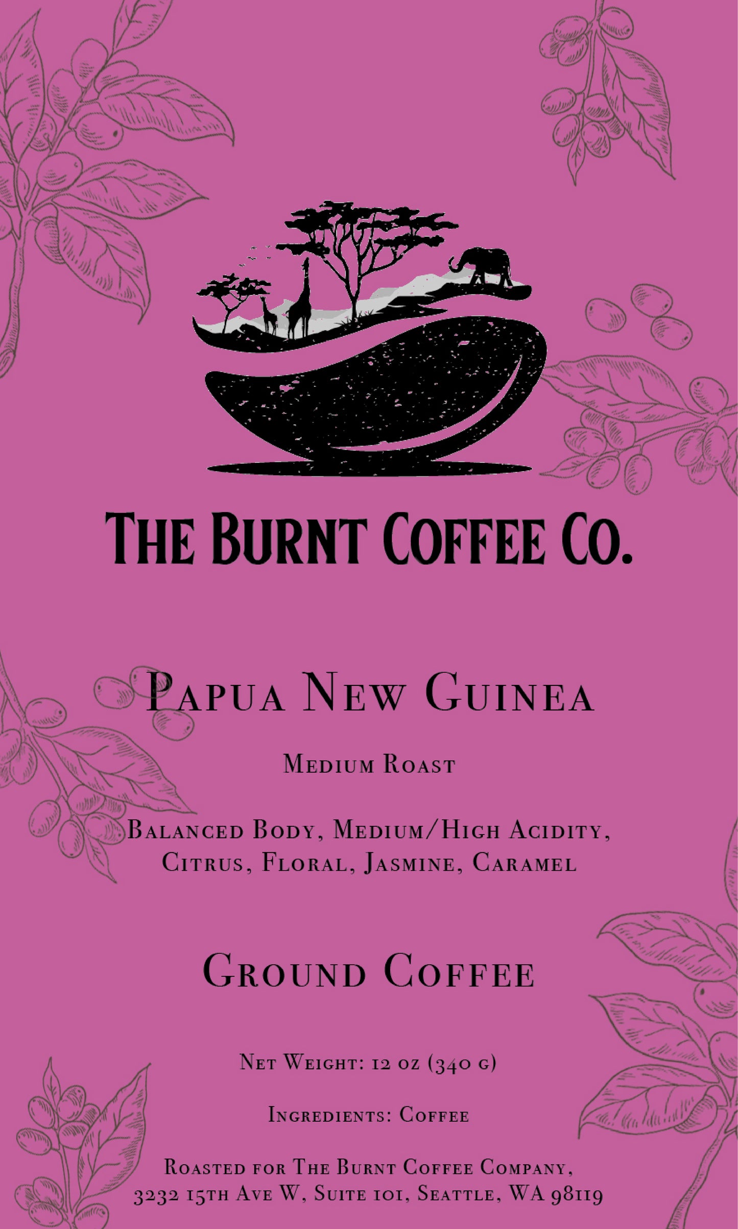 The Burnt Coffee Co. Papua New Guinea