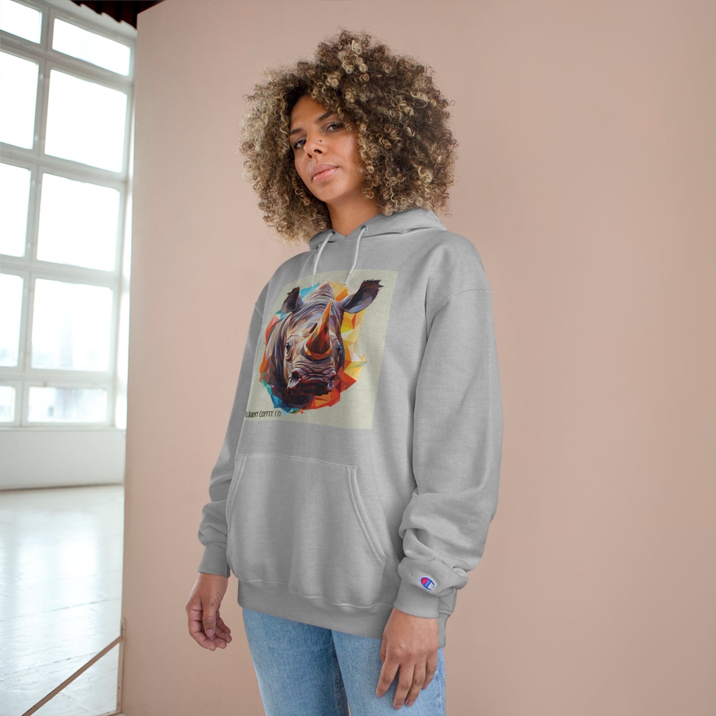 The Burnt Coffee Co. Rhino African Coffee Hoodie