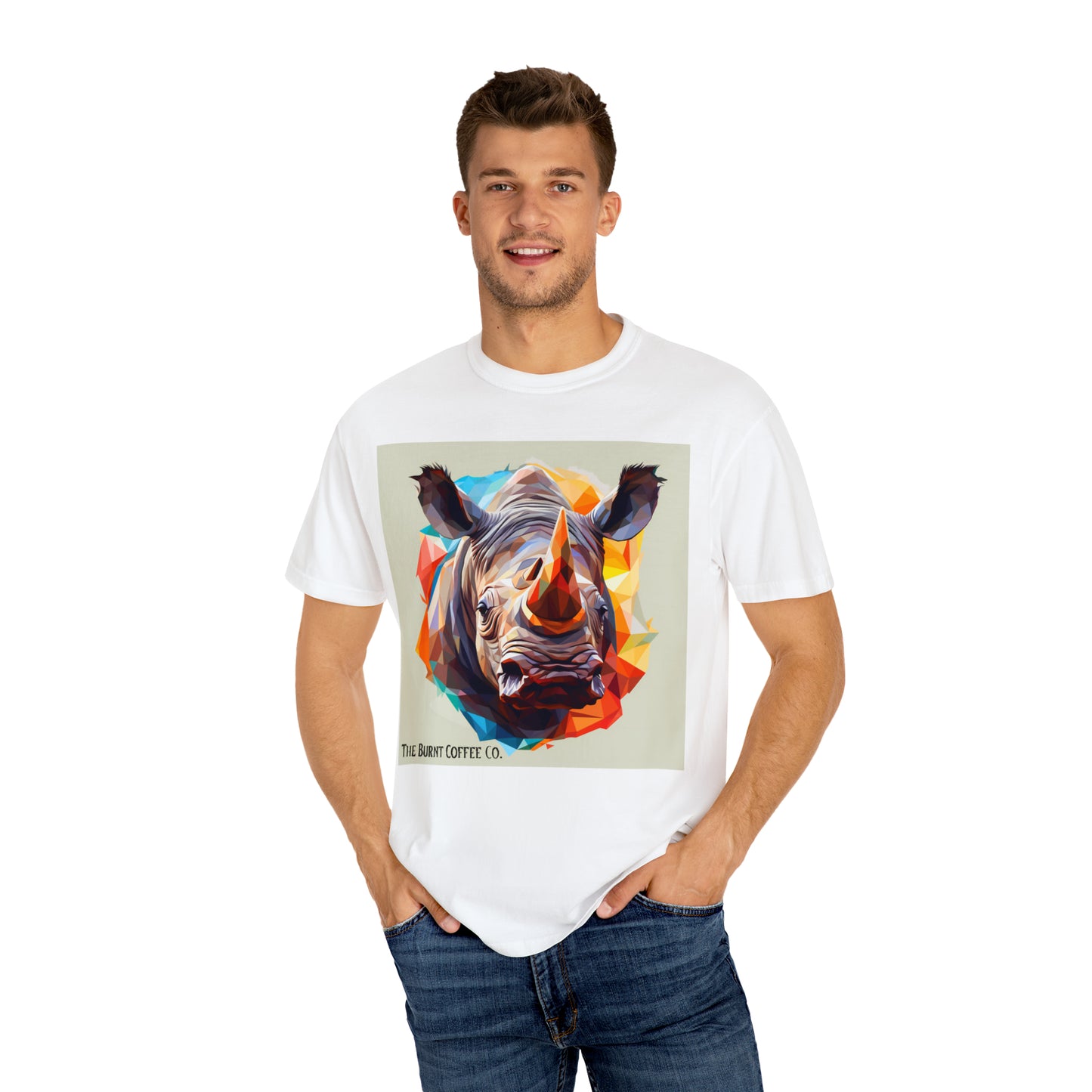 The Burnt Coffee Co. Rhino Garment-Dyed T-shirt