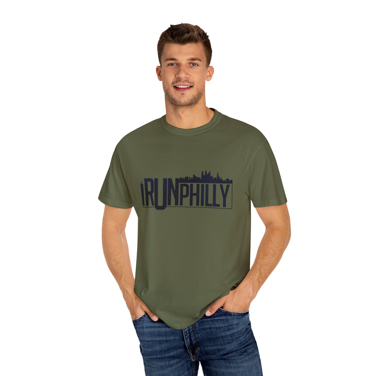 iRUNPHILLY Unisex Garment-Dyed T-shirt
