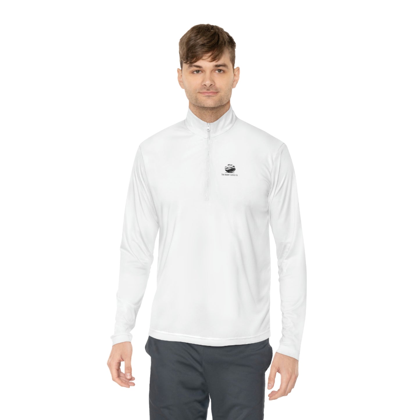 The Burnt Coffee Co. Unisex Quarter-Zip Pullover