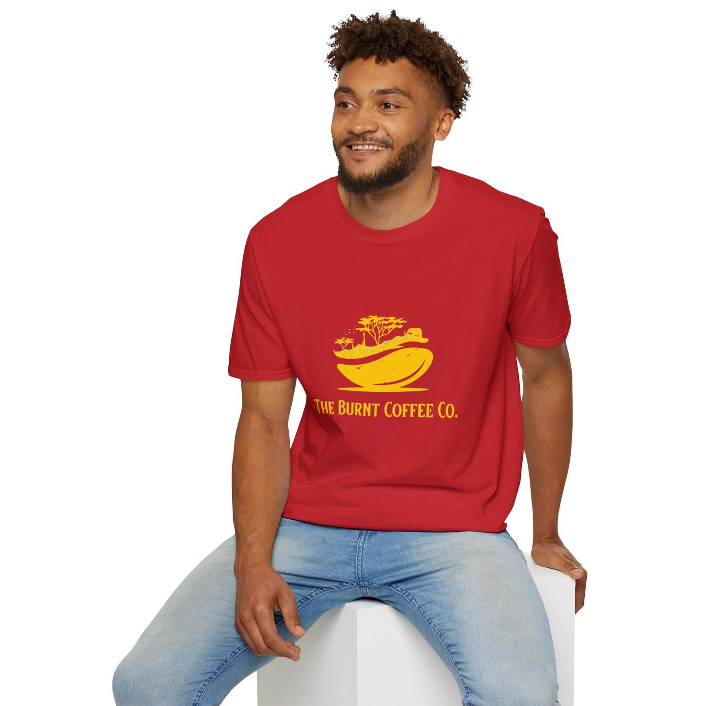 Gold The Burnt Coffee Co.  Logo Shirt