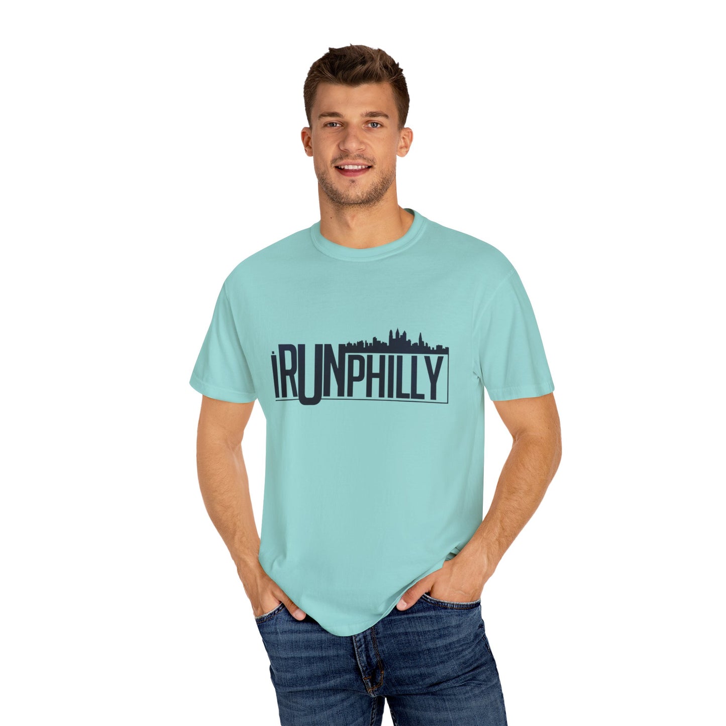 iRUNPHILLY Unisex Garment-Dyed T-shirt