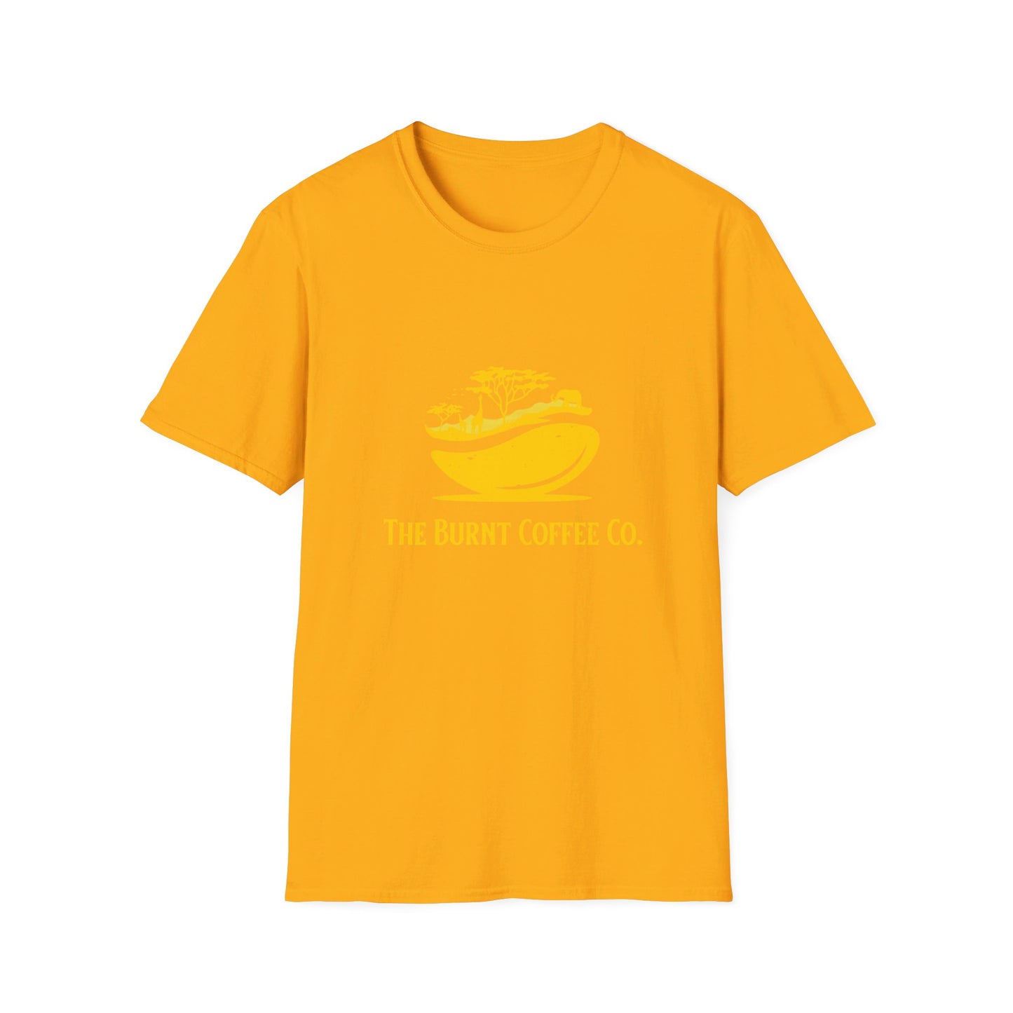 Gold The Burnt Coffee Co.  Logo Shirt