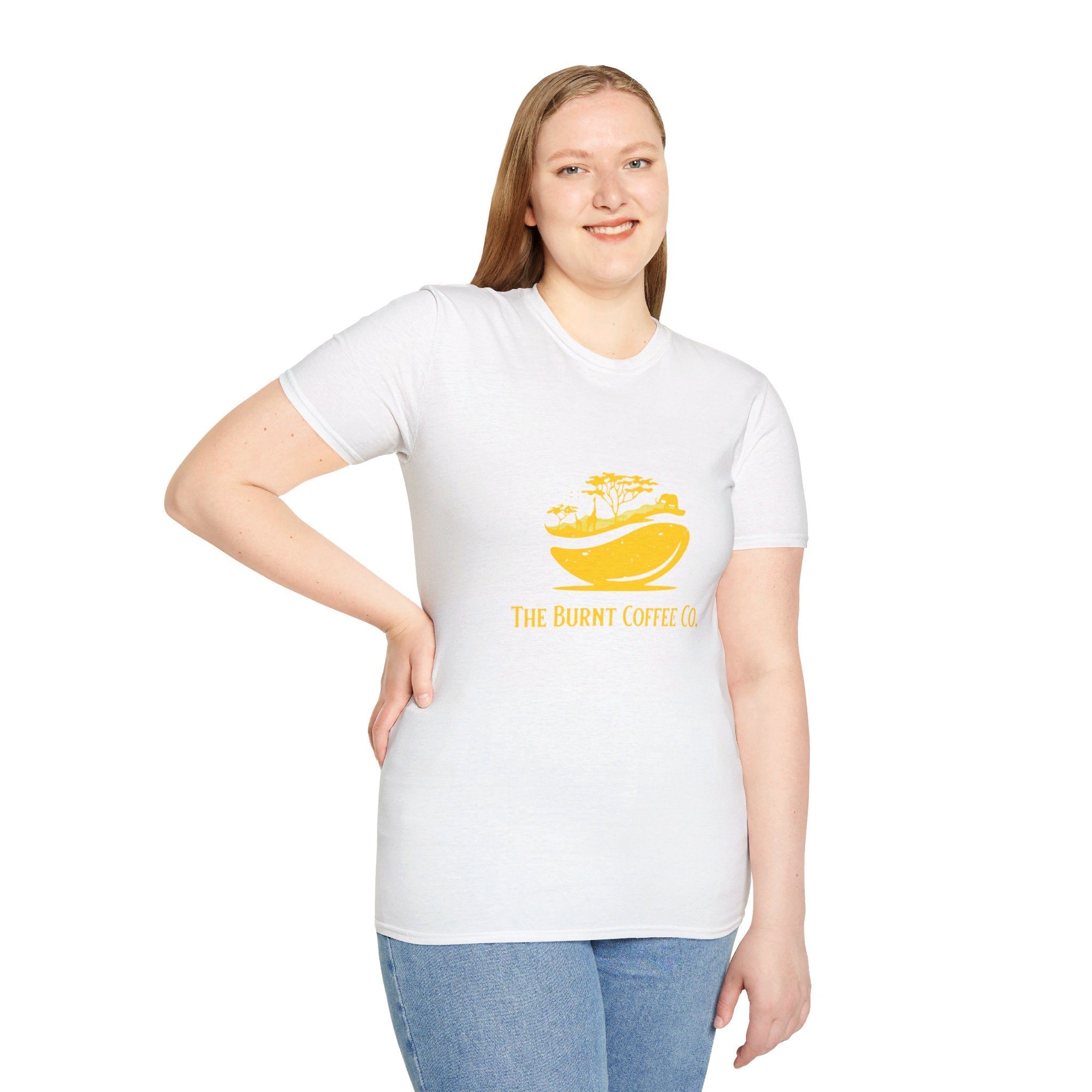 Gold The Burnt Coffee Co.  Logo Shirt