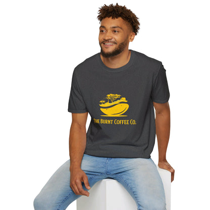 Gold The Burnt Coffee Co.  Logo Shirt