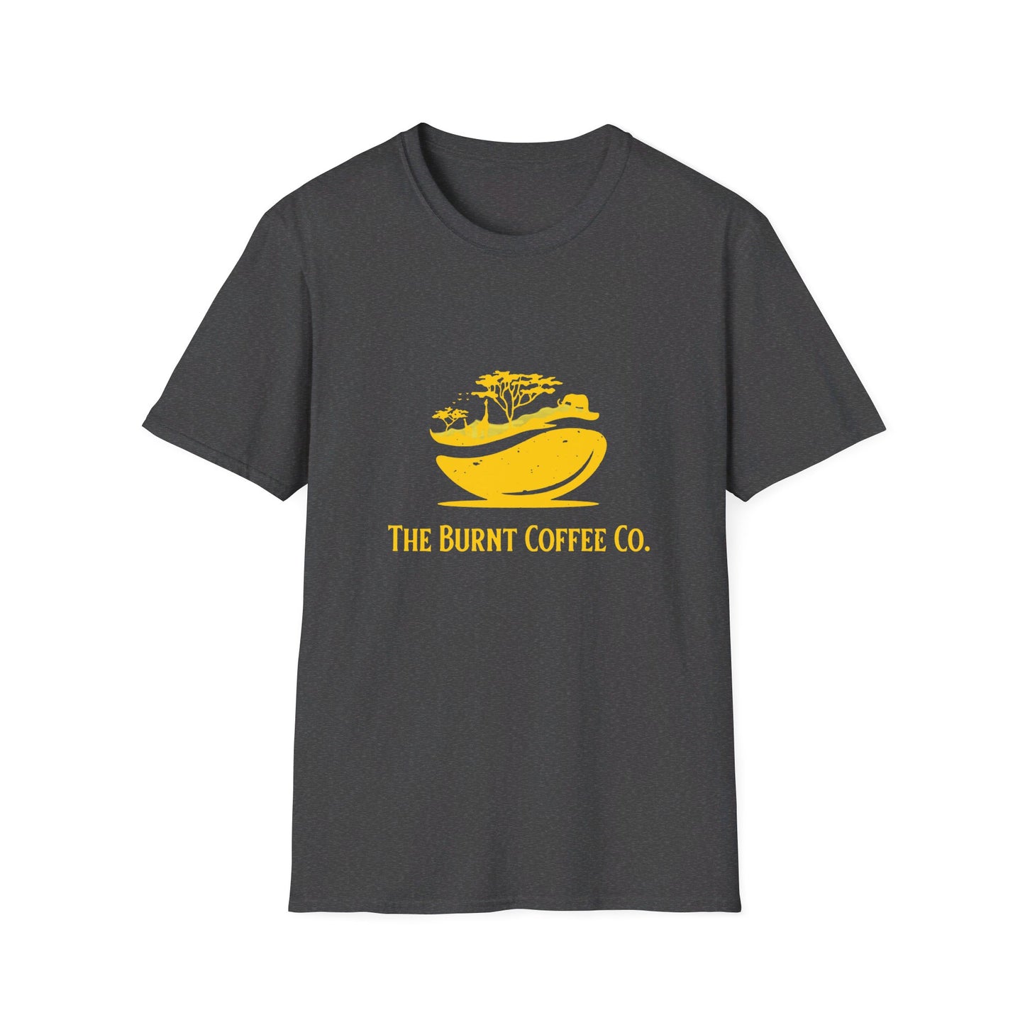Gold The Burnt Coffee Co.  Logo Shirt