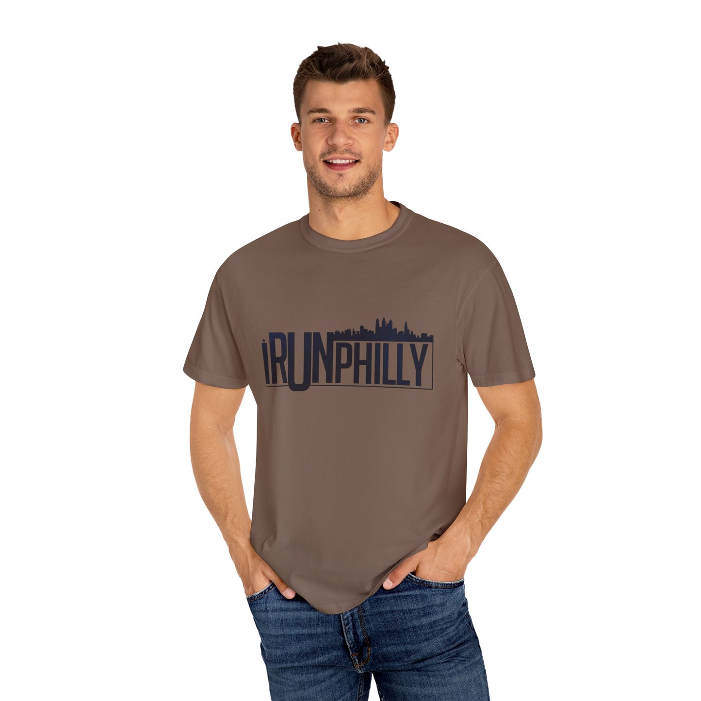 iRUNPHILLY Unisex Garment-Dyed T-shirt