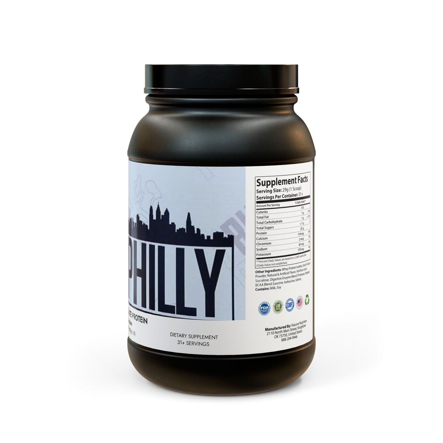Whey Isolate Protein Supplement (907g, 2lb) iRUNPHILLY
