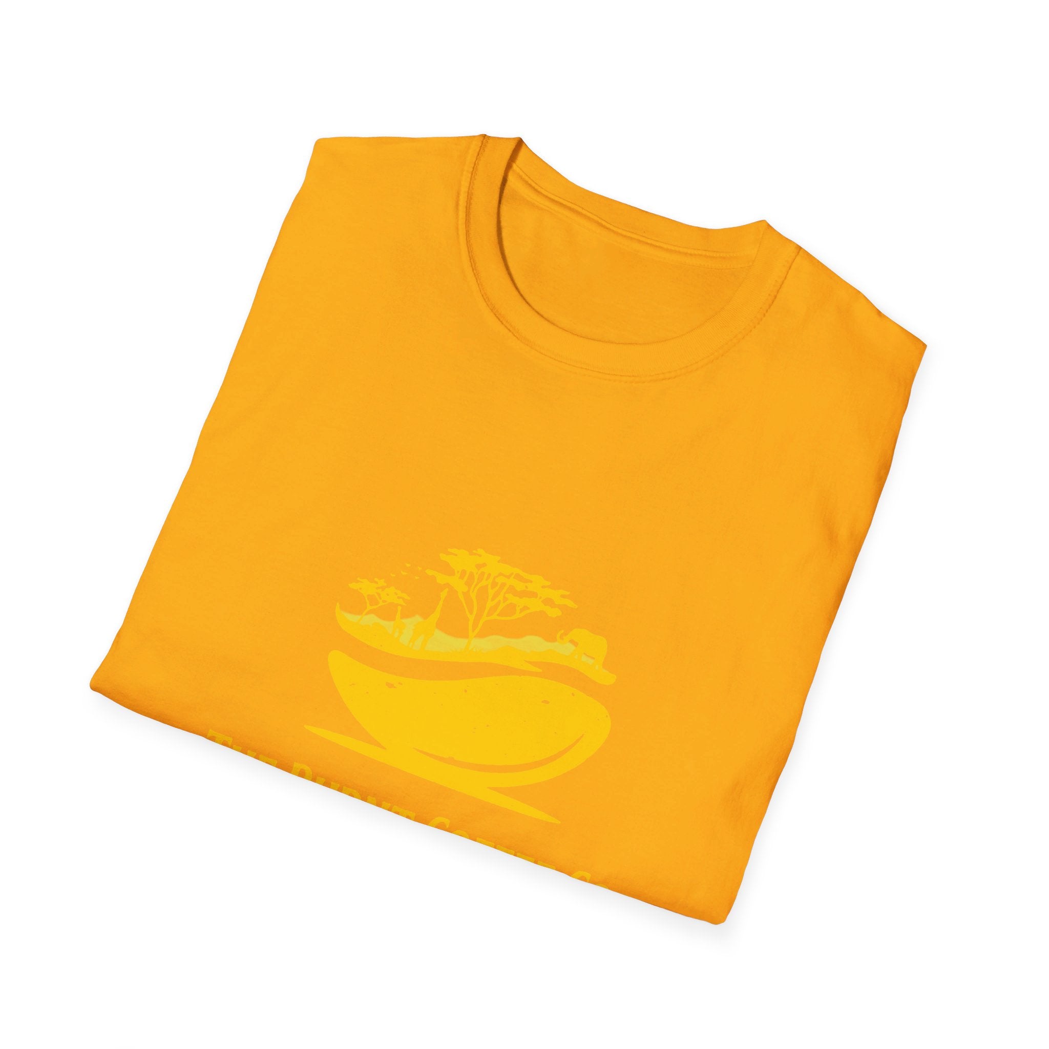 Gold The Burnt Coffee Co.  Logo Shirt