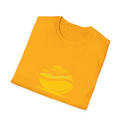 Gold The Burnt Coffee Co.  Logo Shirt