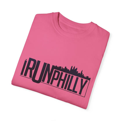 iRUNPHILLY Unisex Garment-Dyed T-shirt