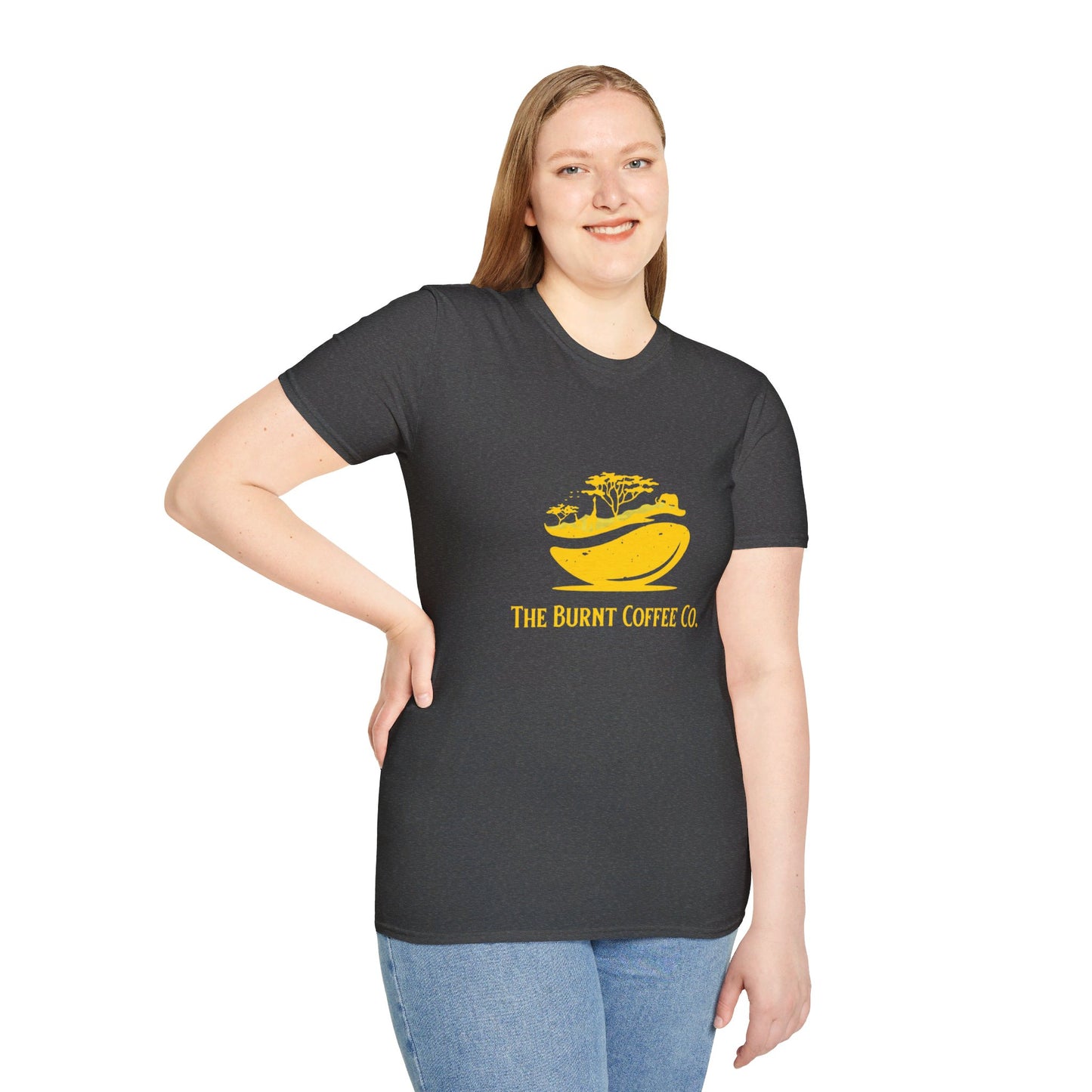 Gold The Burnt Coffee Co.  Logo Shirt