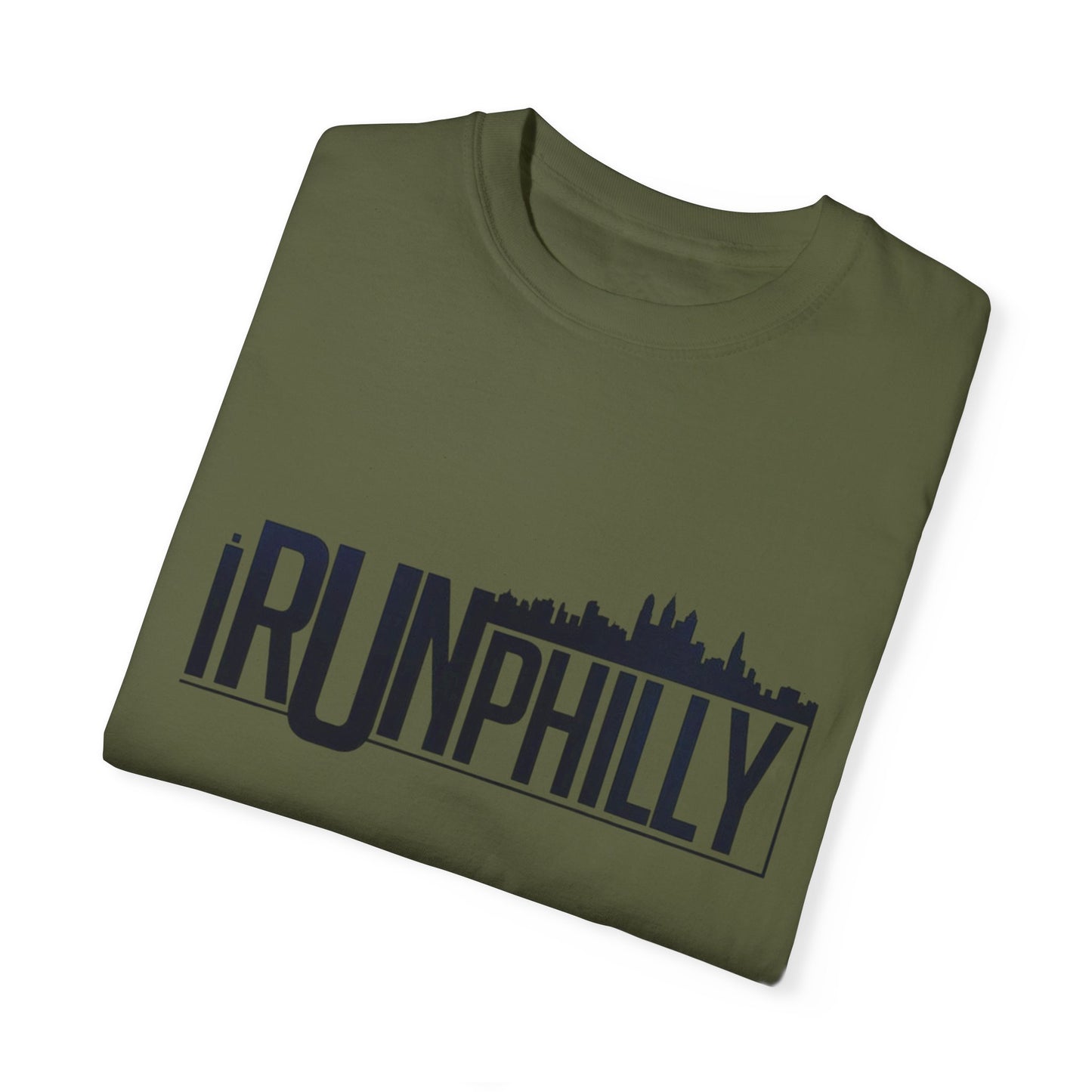 iRUNPHILLY Unisex Garment-Dyed T-shirt