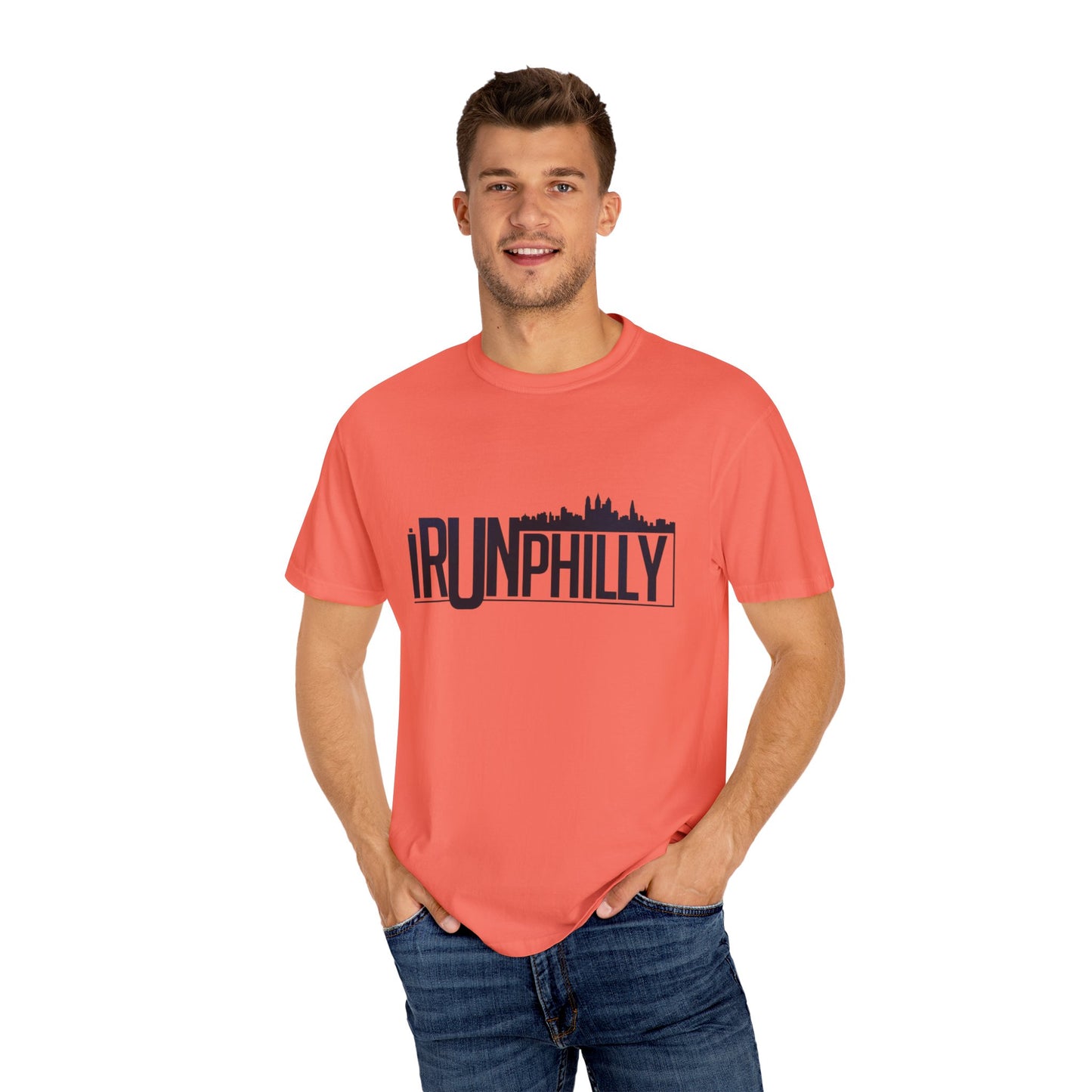iRUNPHILLY Unisex Garment-Dyed T-shirt