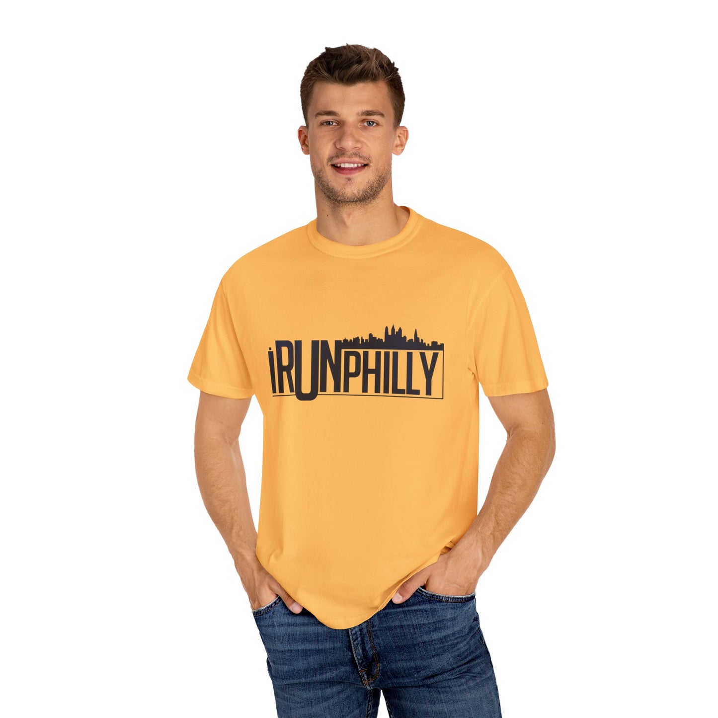 iRUNPHILLY Unisex Garment-Dyed T-shirt