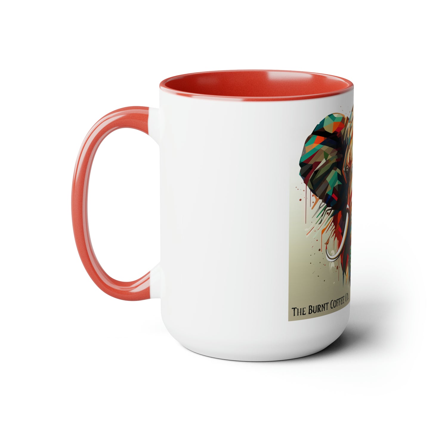 The Burnt Coffee Co. Two-Tone Coffee Mugs, 15oz