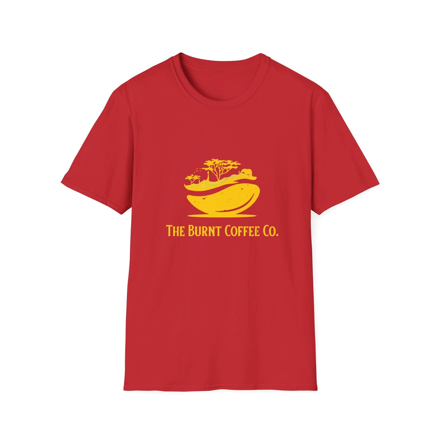 Gold The Burnt Coffee Co.  Logo Shirt