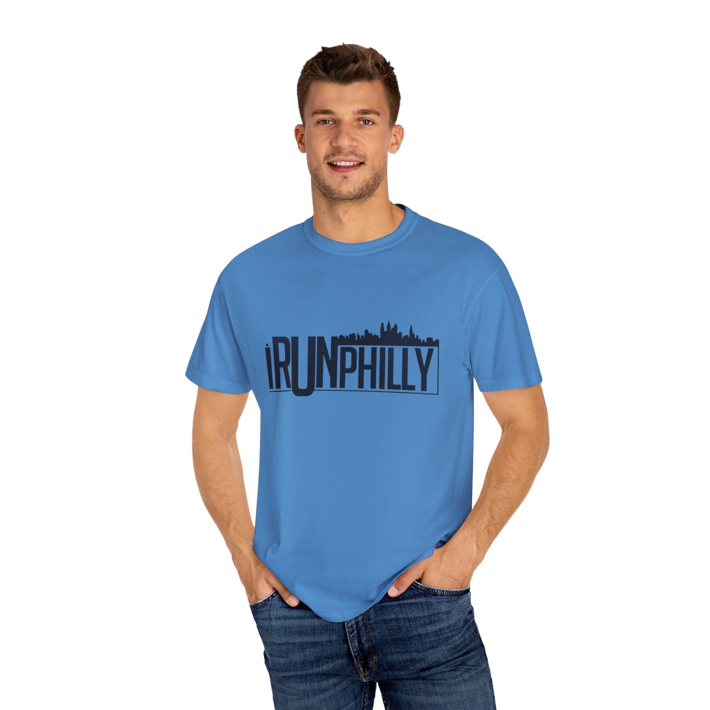 iRUNPHILLY Unisex Garment-Dyed T-shirt